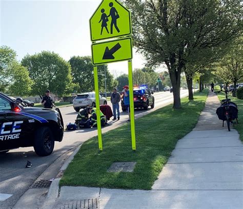 14 Year Old Girl Hit By Car While Crossing Street Near Portage Schools