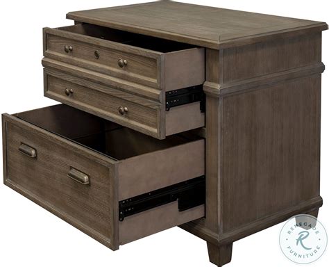 Carson Weathered Gray Brown Lateral File Cabinet Homegallerystores