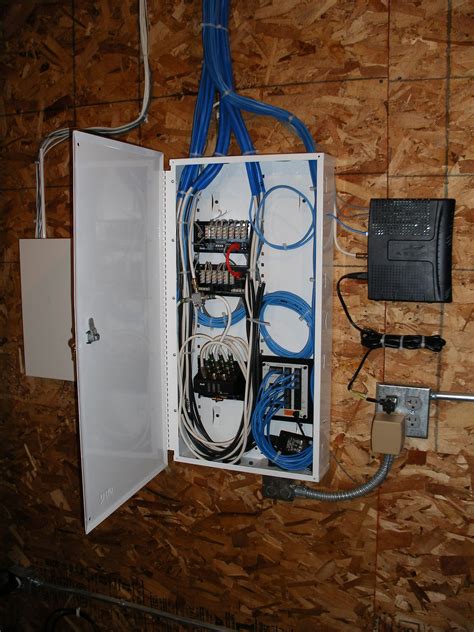 Whole House Structured Wiring Networking Set Ups Cabinets Panels