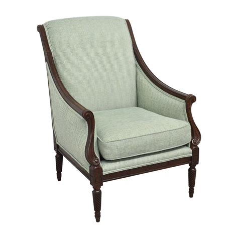 56 Off Slope Arm Accent Chair Chairs