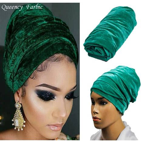 2017hot Sale Queency Newest African Headwrap And Scarf Multi Colored Soft African Headtie