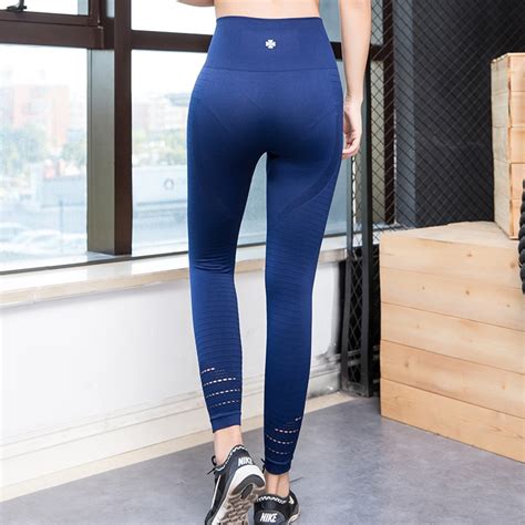 autumn and winter yoga close trousers elastic speed do ventilation show thin and high waist do