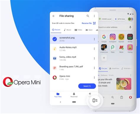 Here you will find apk files of all the versions of opera mini available on our website published so far. Opera Mini 50 Browser Brings Offline File Sharing ...