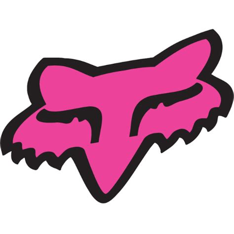 fox racing sticker pink & black | Fox racing, Fox racing logo, Racing stickers