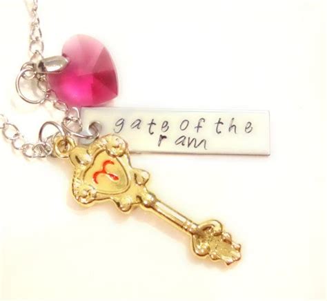 The Celestial Key To Aries Necklace Aries Necklace Fairy Tail Anime