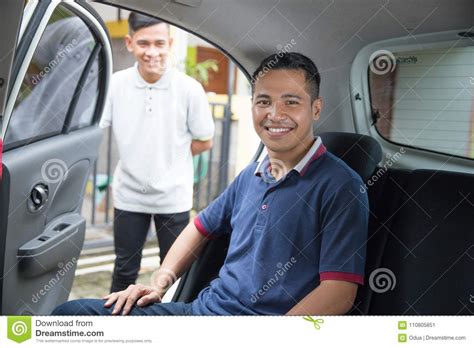 Taxi Driver Opening The Car Door Stock Image Image Of Southeast Consumer 110805851