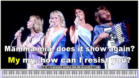ABBA - Mamma Mia - Karaoke video with lyrics. - CDA