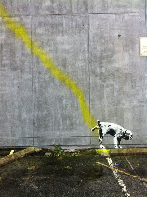 Street Art By Banksy Los Angeles 2011 Banksy Dogs Street Art