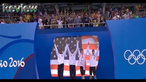 Womens 4x100m Medley Relay Team Usa Wins Gold Olympics Swimming Rio