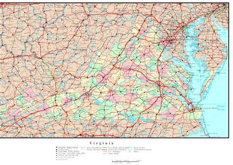 Interactive Map Of Virginia Counties Map
