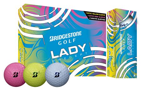 Bridgestone Golf Lady Precept Golf Balls Assorted Colors 12 Pack