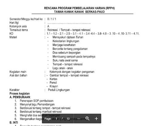 Rpph kurikulum 2013 tema binatang sub tema binatang darat (ayam). Berkas-Paud
