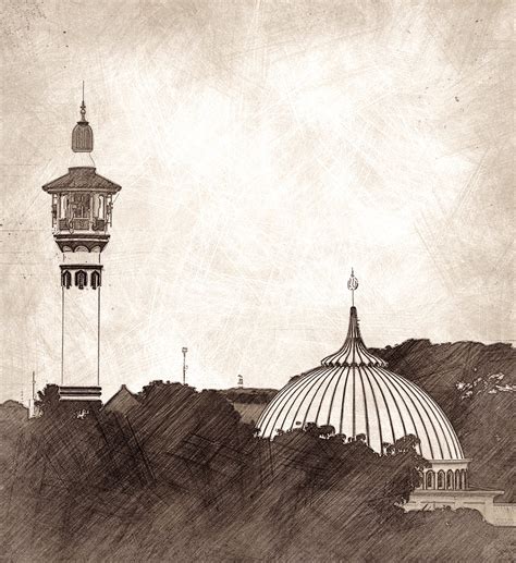 Mosque Sketch Islam Free Image On Pixabay