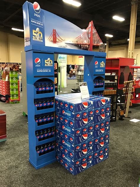 PepsiCo Free Standing Unit Looking To Get Noticed With Your Point Of Sale Display In A Busy