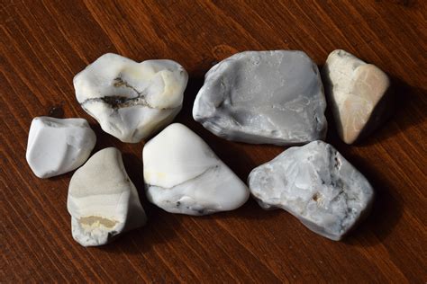 Weird White Rocks That Are Very Smooth To The Touch Not