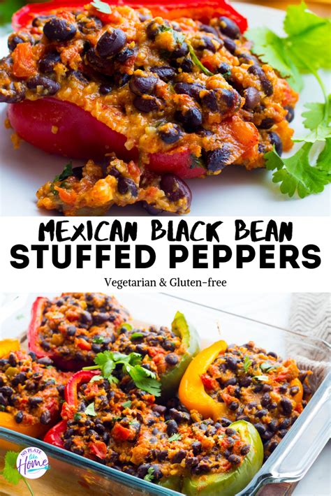 Mexican Black Bean Stuffed Peppers Stuffed Peppers Vegetarian