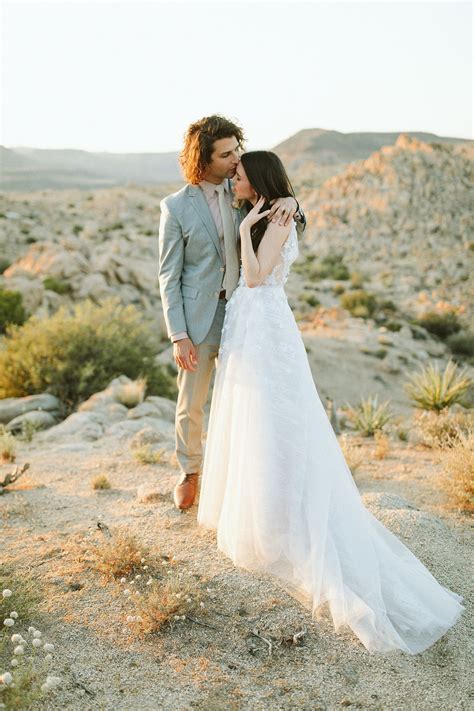 one couple planned a glam meets boho wedding in the california desert california desert