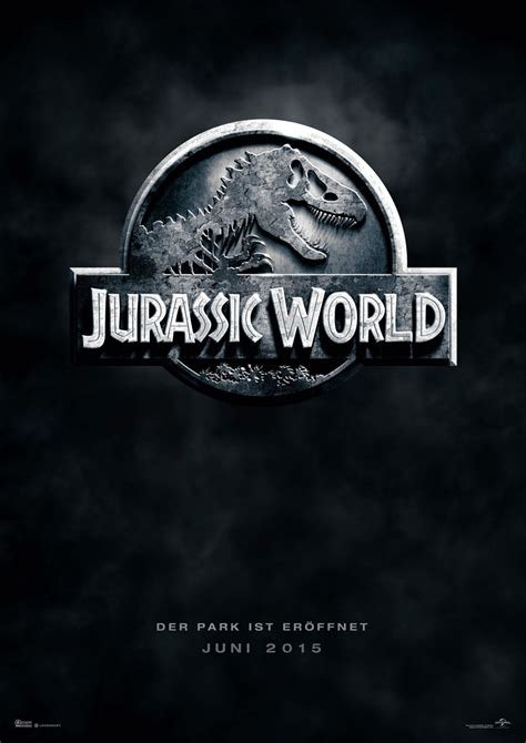 Jurassic World Plakat Teaser Digitaleleinwand