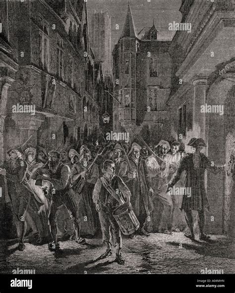Revolución Francesa La Gente Toma Las Calles De París 1789 Fotografía