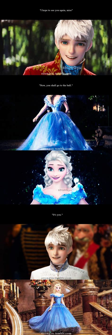 Jelsa Cinderella Jelsa Jack Frost And Elsa Cinderella 2015