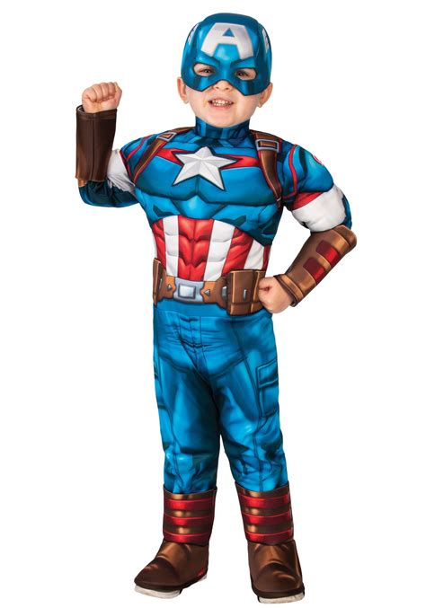Surprise Ts Rubies Captain America Muscle Costume For Toddlers From