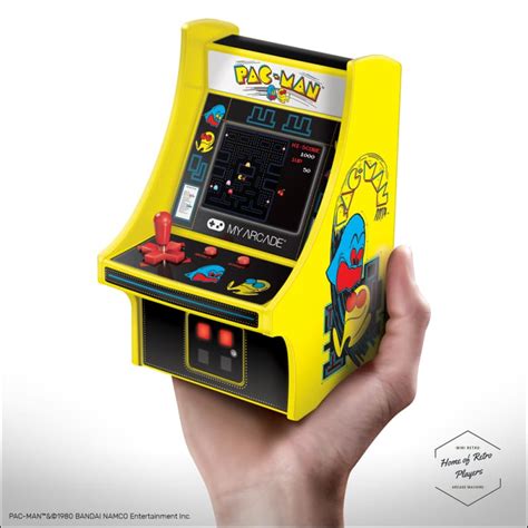 Pac Man Mini Retro Arcade Machine Micro Player 6 Collectable