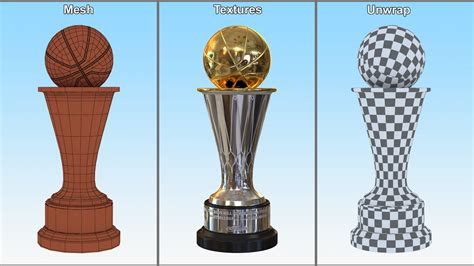 Nba Finals Mvp Trophy 3d Model Cgtrader