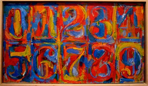 Jasper Johns Painting Numbers