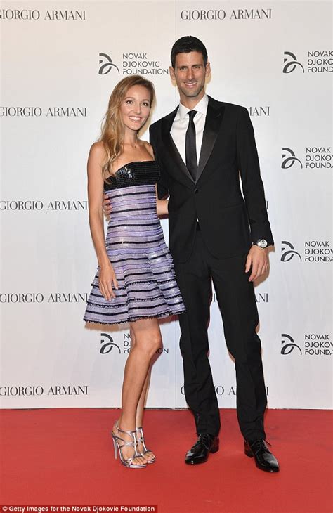 He spends most of his time on the court, but when he isn't playing, he is usually spending time with his wife. Novak Djokovic's wife Jelena shows off her tiny waist in ...