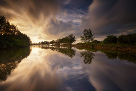 photography, Landscape, Nature, Trees, Clouds, Forest, River ...