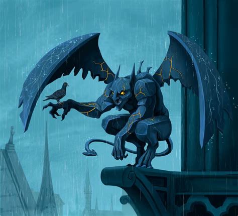 Artstation Gargoyle Bruno Cardoso Gargoyles Art Gargoyles Characters Gargoyles