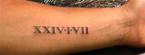 Roman Numeral Tattoos Designs Ideas And Meaning Tattoos For You