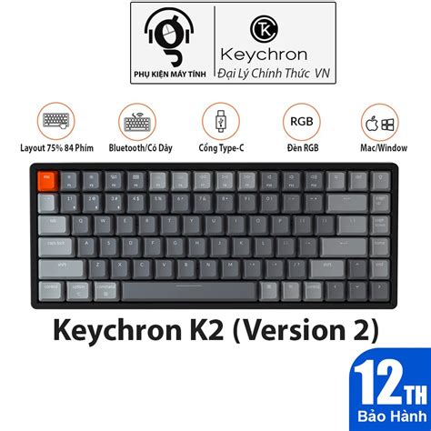 Bàn Phím Cơ Keychron K2 Led Rgbbluetooth Kit Product