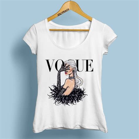 New Summer Fashion Girl Vogue Cover Funny T Shirt Women White Casual