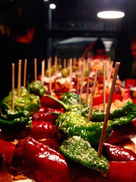 One Of Our Favorite Tapas In Barcelona Are The Many Pintxos Around Town
