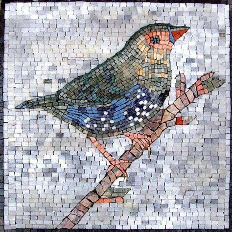 Mosaic Art For Sale Cute Bird Birds And Butterflies Mozaico
