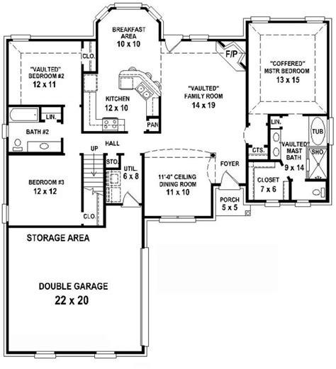 House with 4 bedrooms and 2 baths. 11 Best House Plans 2 Bedroom 2 Bath - House Plans