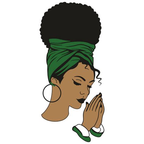 Black Woman Praying Svg Woman Praying Svg Praying Hands Svg Black Hot