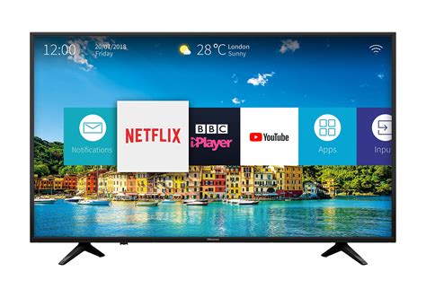 Hisense H43a6200uk 4k Ultra Hd Smart Tv Black 2018 Model Uk Tv
