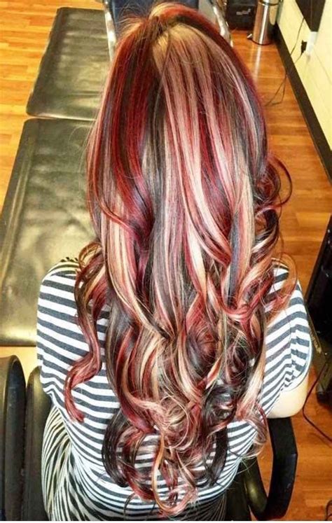 Aug 14, 2020 · 6. beautiful women new hair color collection 2019 | Red highlights in brown hair, Brown blonde hair ...