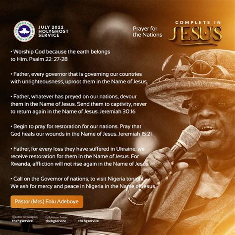 Rccg Fasting Prayers Archives Rccg Publications And Open Heavens Daily