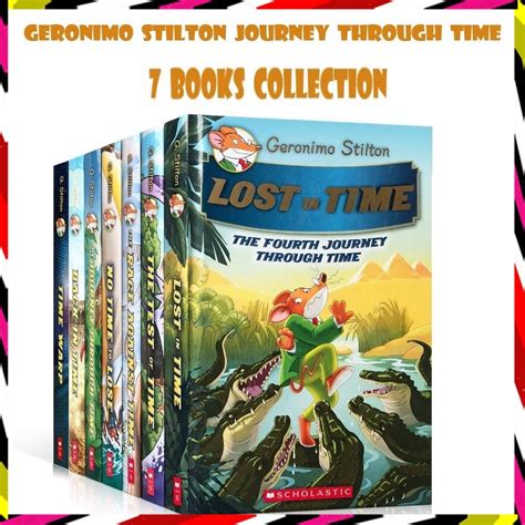 Geronimo Stilton Journey Books Set Time Warp The Journey Through Time