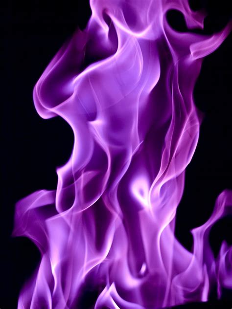 Royalty Free Photo Purple Flame Graphic Art FA