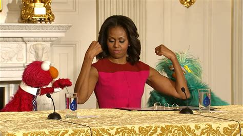 Michelle Obama Flexing