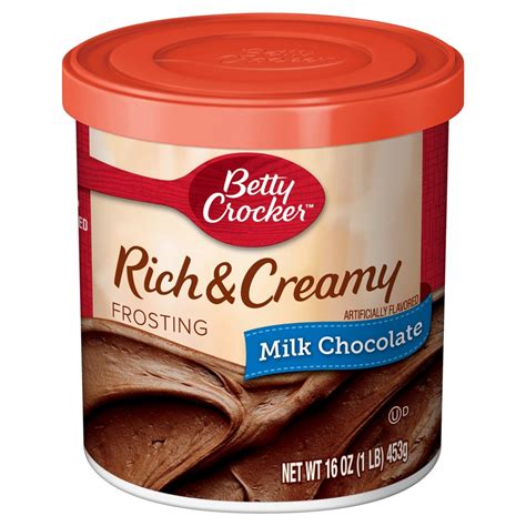 Betty Crocker Rich And Creamy Milk Chocolate Frosting 16oz Betty