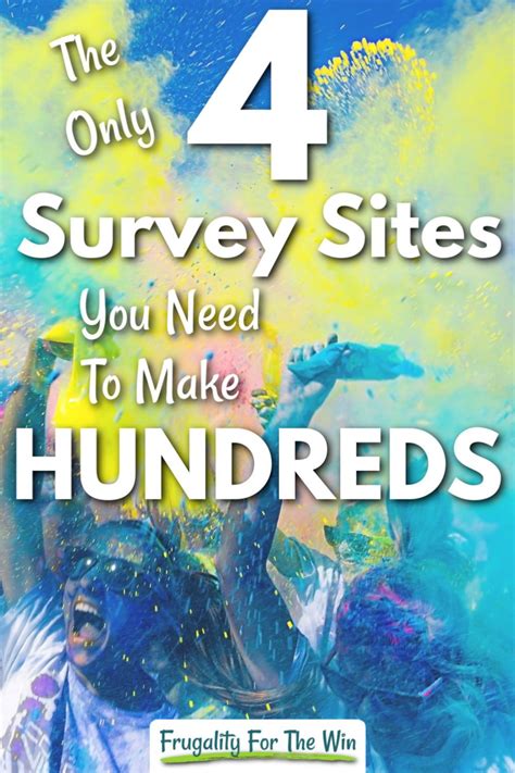 Easy ways to make money quickly. Make HUNDREDS With These 4 Survey Sites | Online surveys, Surveys, Survey sites