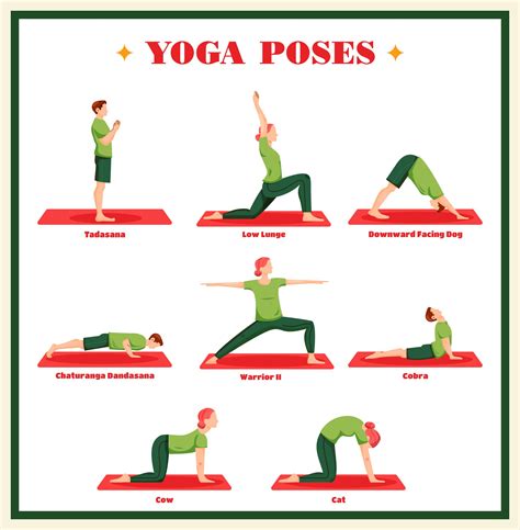 7 Best Yoga Poses Printable Chart