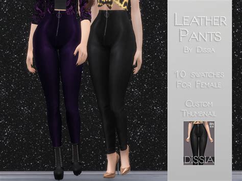 Sims 4 Leather Pants