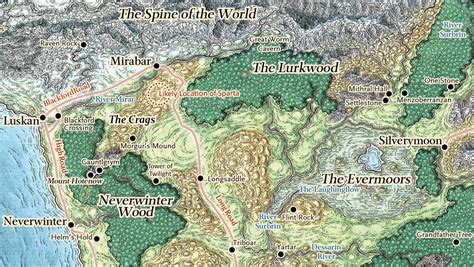 Forgotten Realms Map