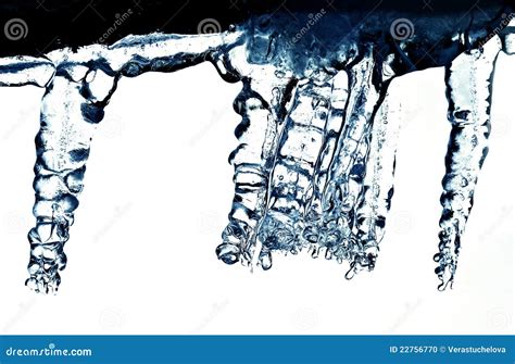 Icicles Close Up Stock Photo Image Of Fresh Shine Water 22756770